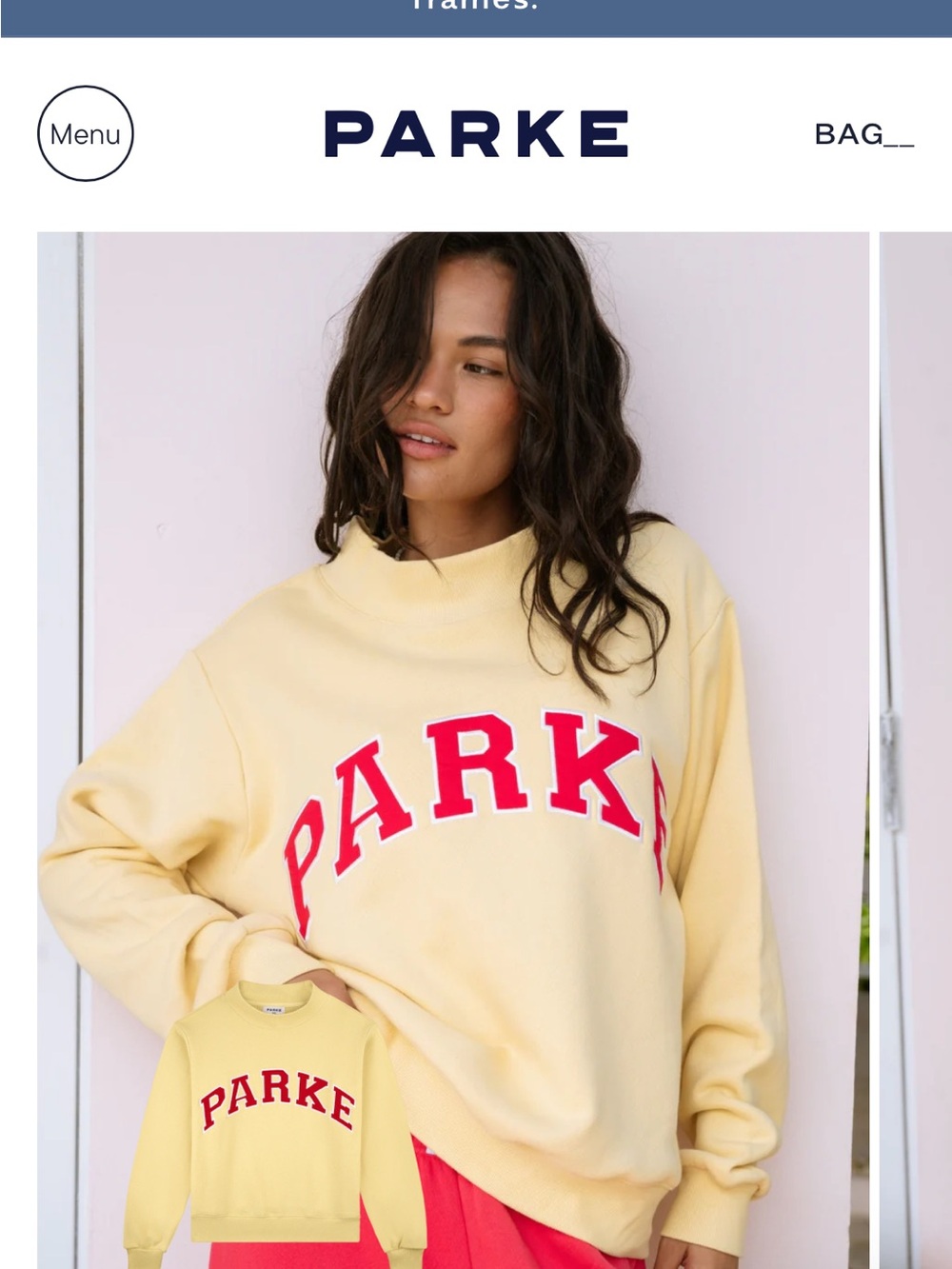 Parke Summerland Yellow Mockneck